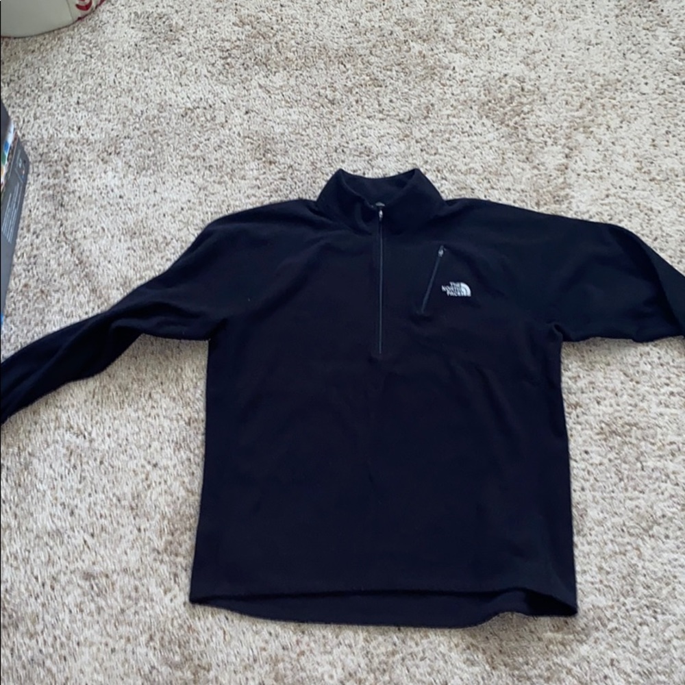Black north face sweatshirt size large